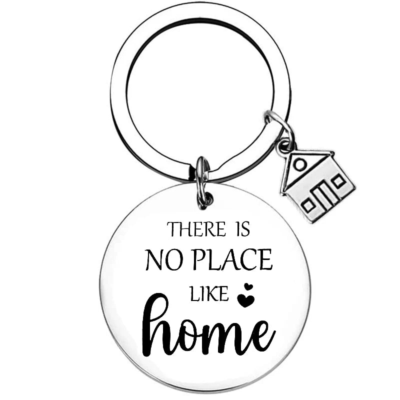 Chaveiro de Aço Inoxidável WonderNest Novo Lar Chá de Casa Nova