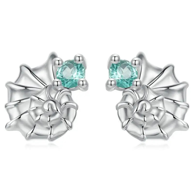 WOSTU Hot Sale 925 Prata Esterlina Tartaruga Marinha Tartaruga Requintados Brincos de Prata para Mulheres Moda Coreana Joias de Casamento CTE406