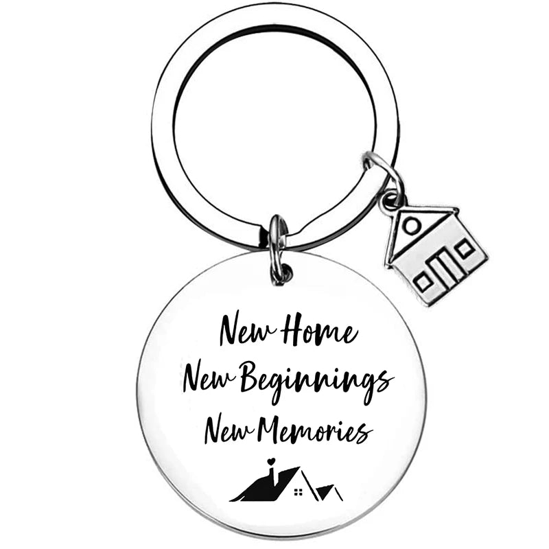 Chaveiro de Aço Inoxidável WonderNest Novo Lar Chá de Casa Nova
