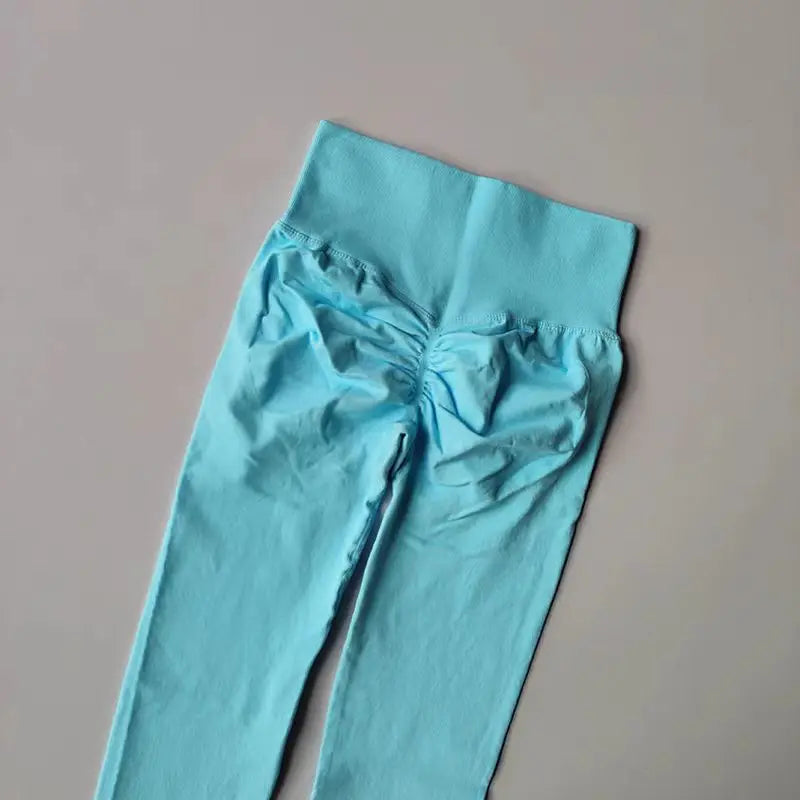 Legging Yoga Feminina Cintura Alta Sem Costura Push Up Legging Esportiva Fitness Corrida Levanta Bumbum Altamente Elástica Legging de Academia