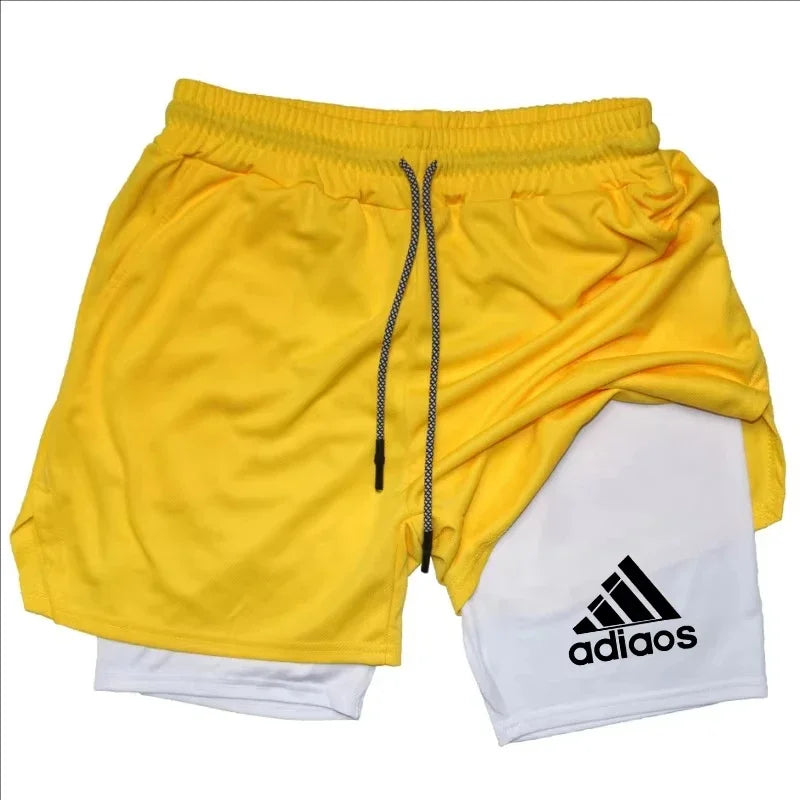 Men's compression shorts running training sports shorts summer gym...