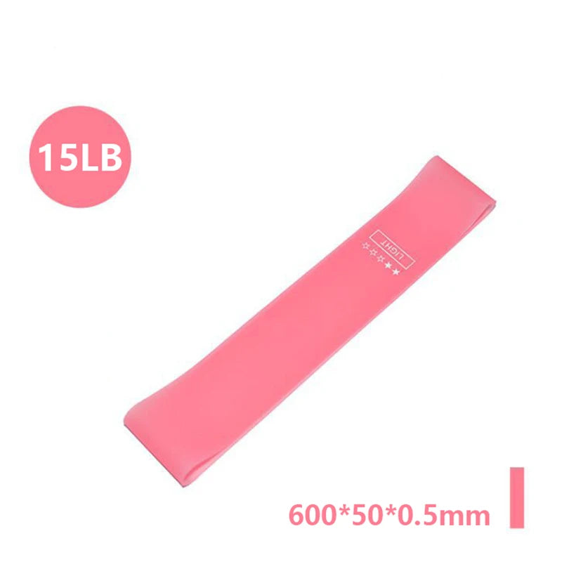 Equipamento de Treino Portátil Elástico de Borracha Faixas de Resistência Yoga Academia Goma Elástica Força Pilates Crossfit Mulheres Peso Esportes