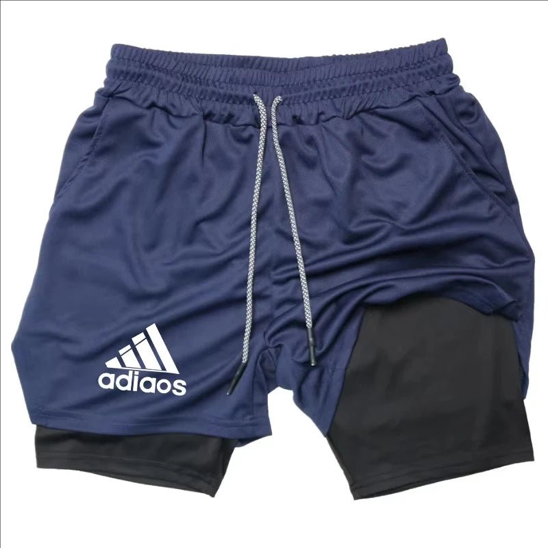 Men's compression shorts running training sports shorts summer gym...