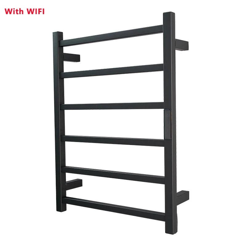 Stainless Steel Electric Towel Rack Temperature&Time Control Smart Heated Towel Rail Towel Warmer 600*450*100mm 110V/220V
