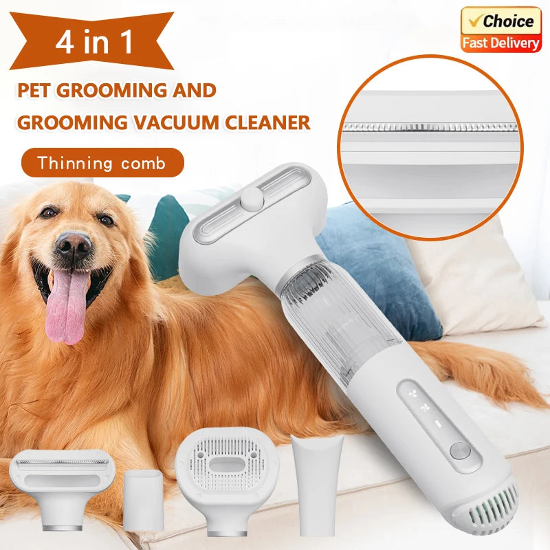 New Pet Hair Dryer Blowing Comb Strong Wind Dog Grooming Brush Cool Air Drying Professional Home Pet Care