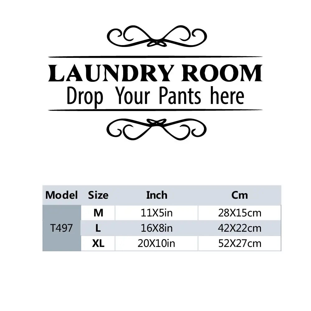 1 pc laundry room Sticker Waterproof Vinyl Wallpaper Home Decor For Kids Rooms Diy Home Decoration Diy Pvc Home