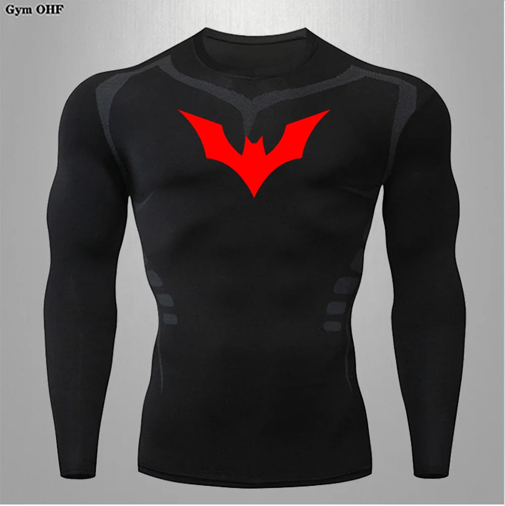 Camiseta Compressão Masculina Spider — Performance e Visual Único