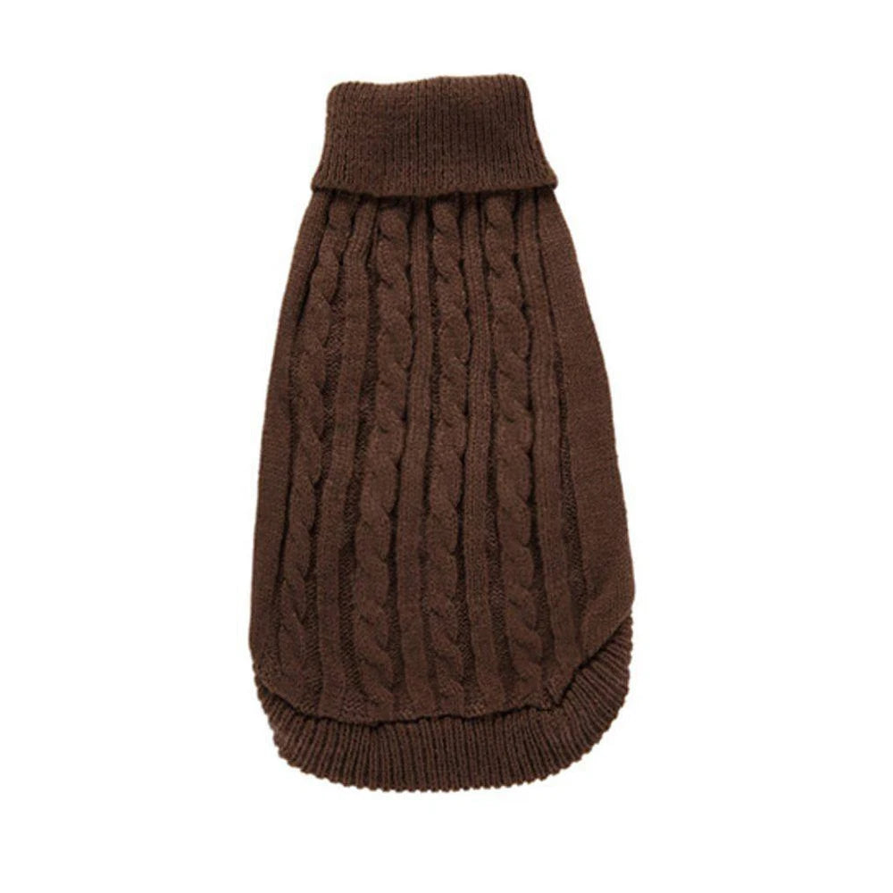 Colete Suéter de Tricô Quente de Inverno com 2 Pernas para Cães Salsicha Colete Sem Mangas de Cor Sólida para Cães Dachshund Casaco Macio para Dachshund Pequeno e Médio