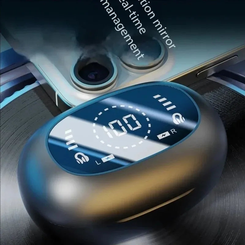Fones de Ouvido Ear-Clip Bluetooth Sem Fio com Redução de Ruído e Qualidade de Som Lossless para Esportes Diários e Uso Casual