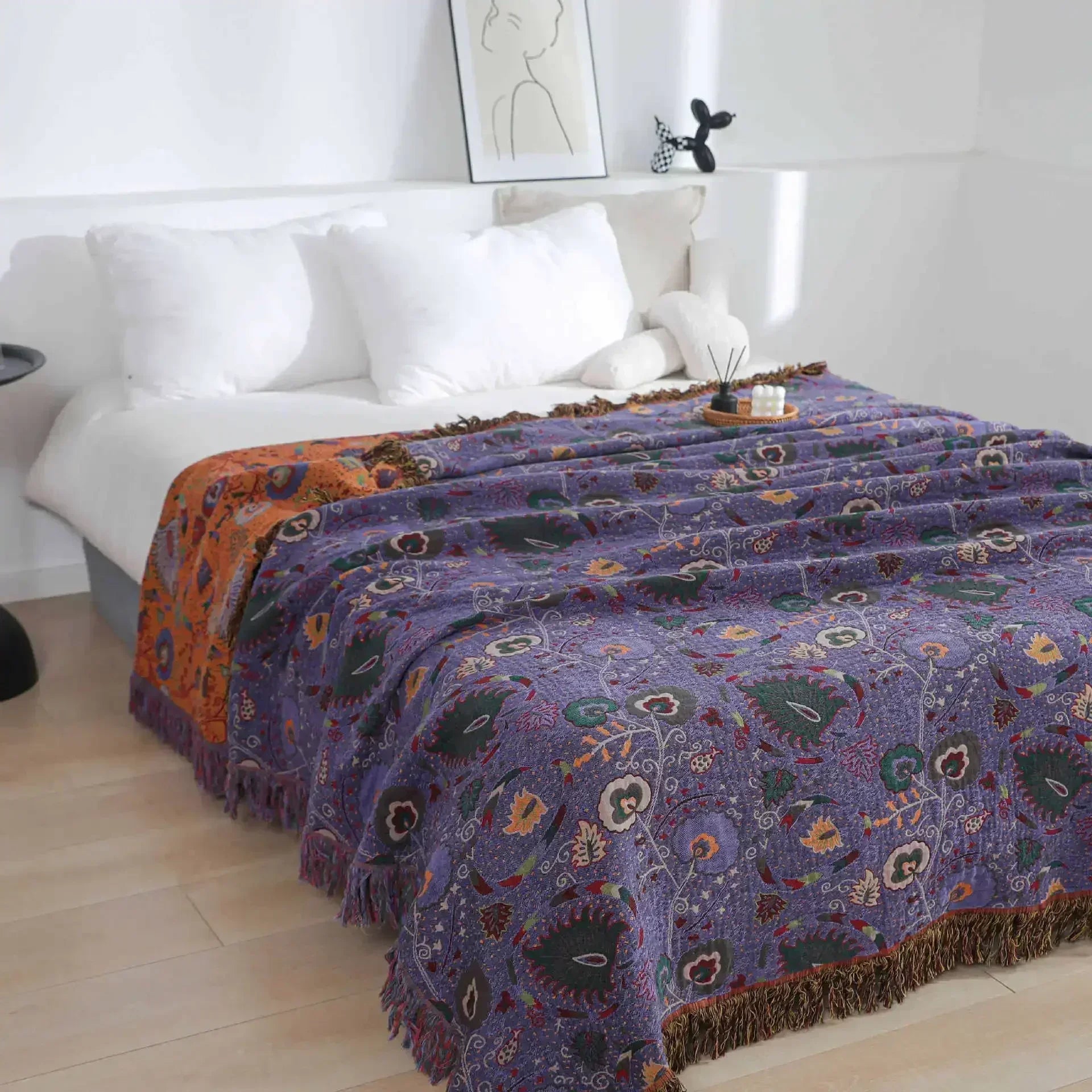 Japanese Throw Blanket Cotton Double Sided Sofa Cover Sofa Cushion Leisure Blanket Bedspread Four Seasons Cooling Quilt Sheet