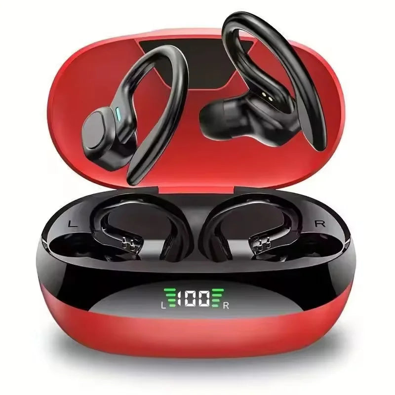 Fones de Ouvido Sem Fio Originais Fones de Ouvido Ture Wireless Intra Auricular Esportivo HiFi Estéreo À Prova D' Água Headset Com Microfone TWS