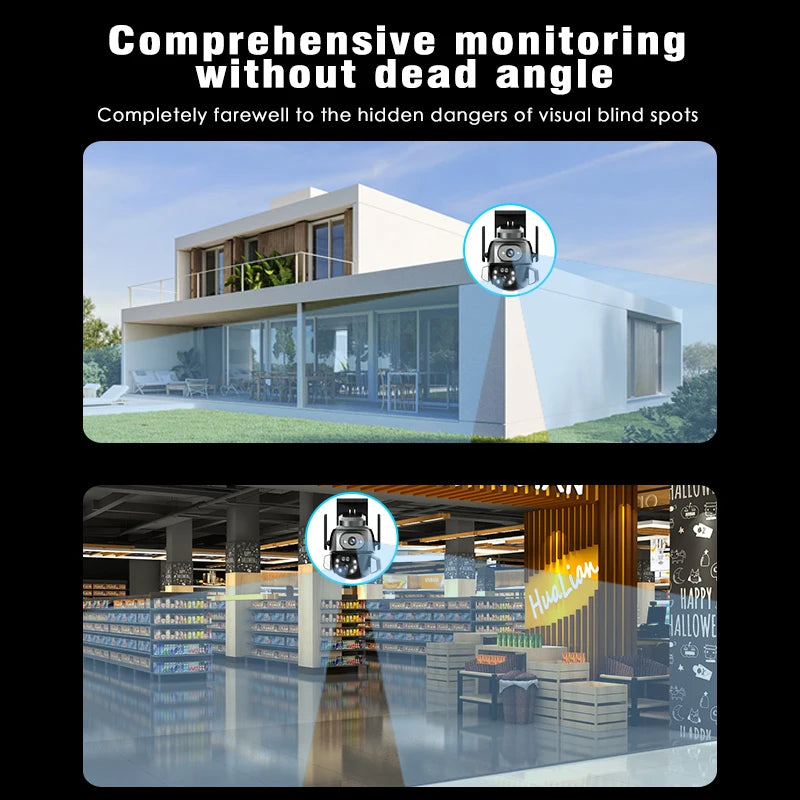 CareCam 4K 8MP - Dual Lens - PTZ Camera Outdoor