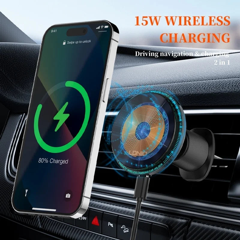 WonderNest Car Phone Holder Wireless Charger iPhone 11-16