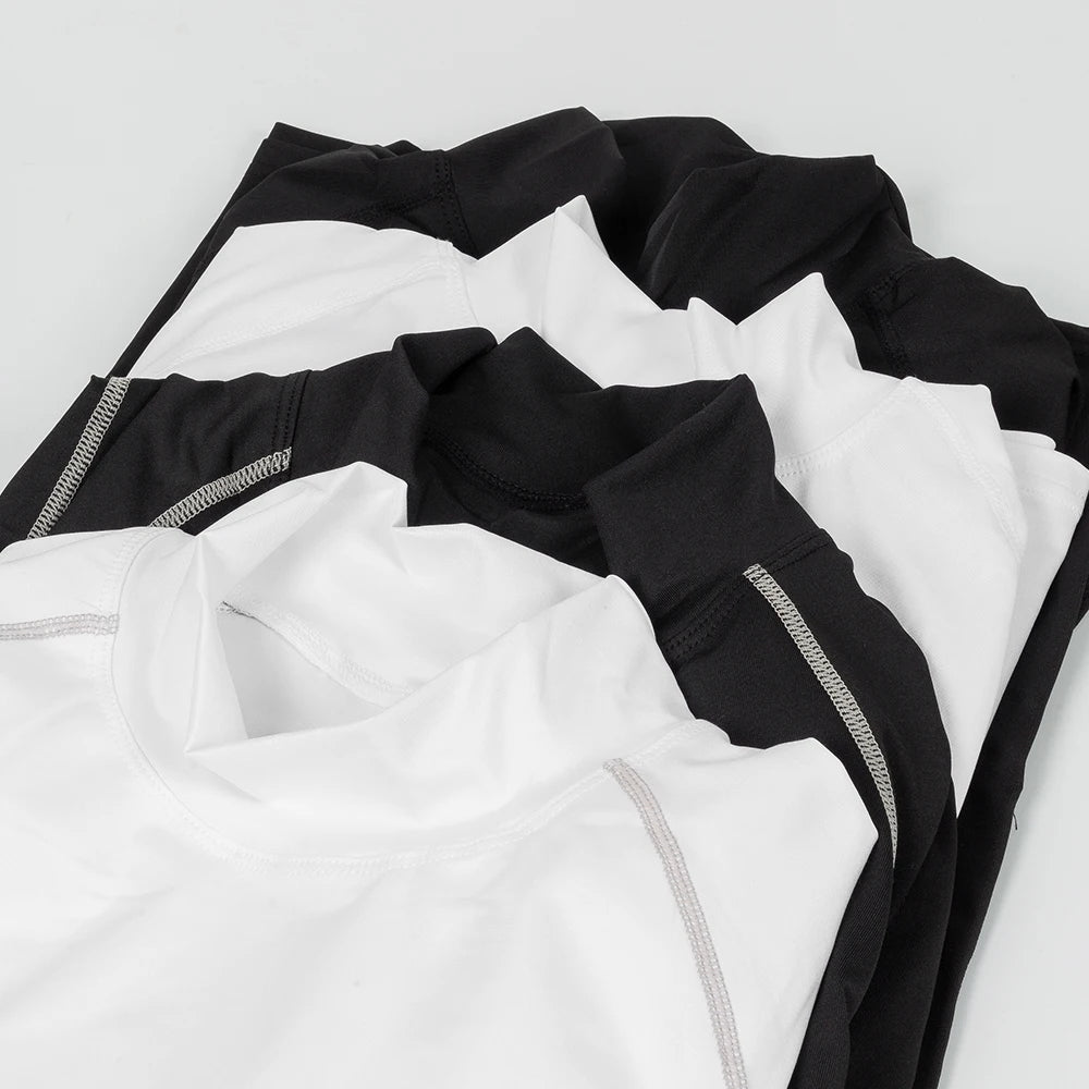 Camiseta Compressão Gola Alta Masculina — Suporte Total no Treino