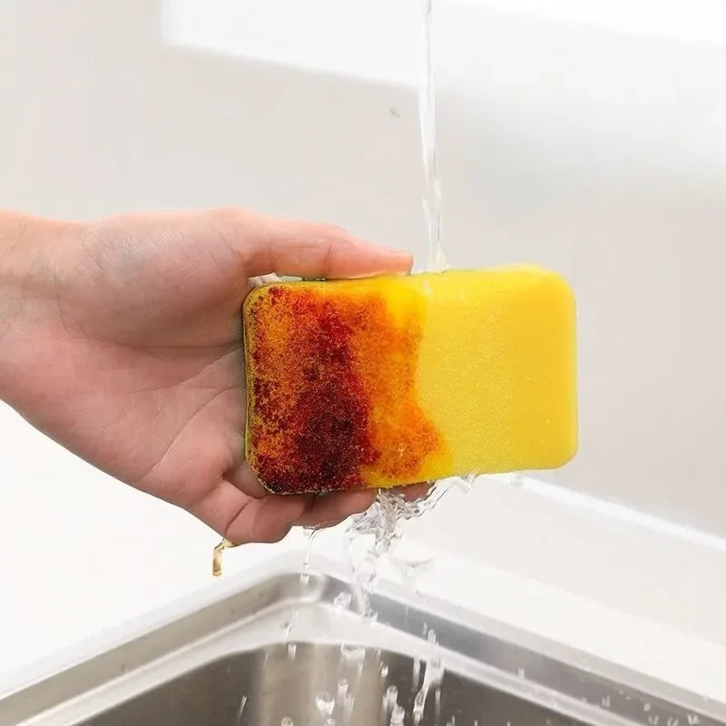 10/5/1 Unidade Esponja de Cozinha para Lavar Louça Macia Absorvente Limpa Esfregar Panela Ferrugem Almofada de Limpeza Removendo Kits Escova de Limpeza Doméstica Esponja