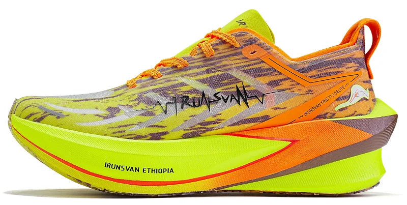 Tênis de corrida IRUNSVAN com placa de carbono, amortecimento e rebote, adequado para homens e mulheres em maratonas 131
