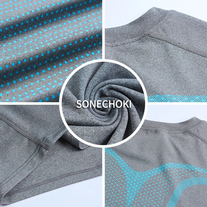 Compression Shirt Men Sleeveless Gym Clothing Dry Fit Printing Sportswear Male Fitness Bodybuilding Vest Workout Muscle Tank Top