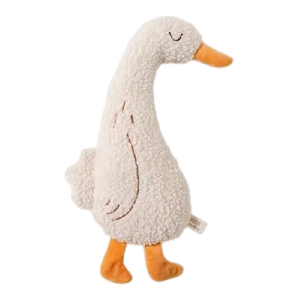 Goose Shape Cat Dog Chewers Toy Rustling Sound Amusing Myself Pet Teething Toy Cartoon Doll Cat Interactive Toy Relieve Boredom