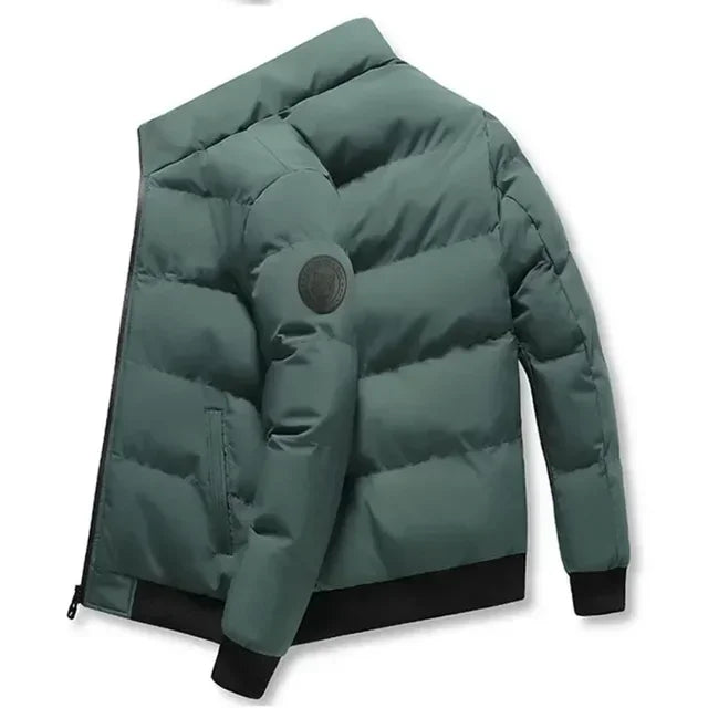 Men's Short Jacket Fashionable Outdoor Casual Stand-up Collar Windproof