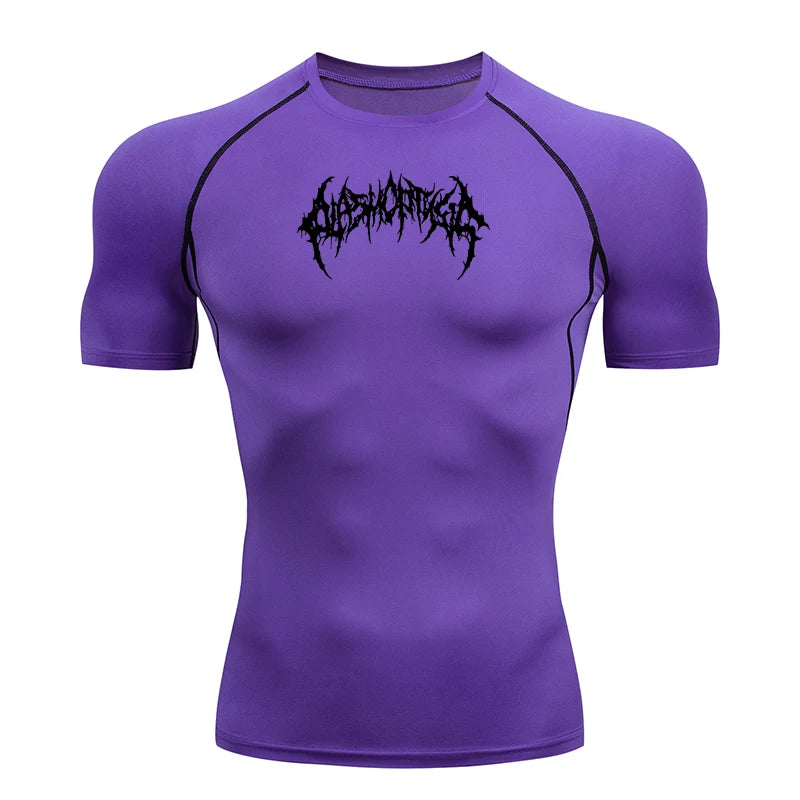 Camiseta Compressão Masculina Manga Longa — Corrida e Academia