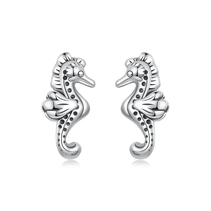 WOSTU Hot Sale 925 Prata Esterlina Tartaruga Marinha Tartaruga Requintados Brincos de Prata para Mulheres Moda Coreana Joias de Casamento CTE406