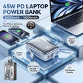 45W High Power Portátil Power Bank Dual Capacity USB-C Rápido...