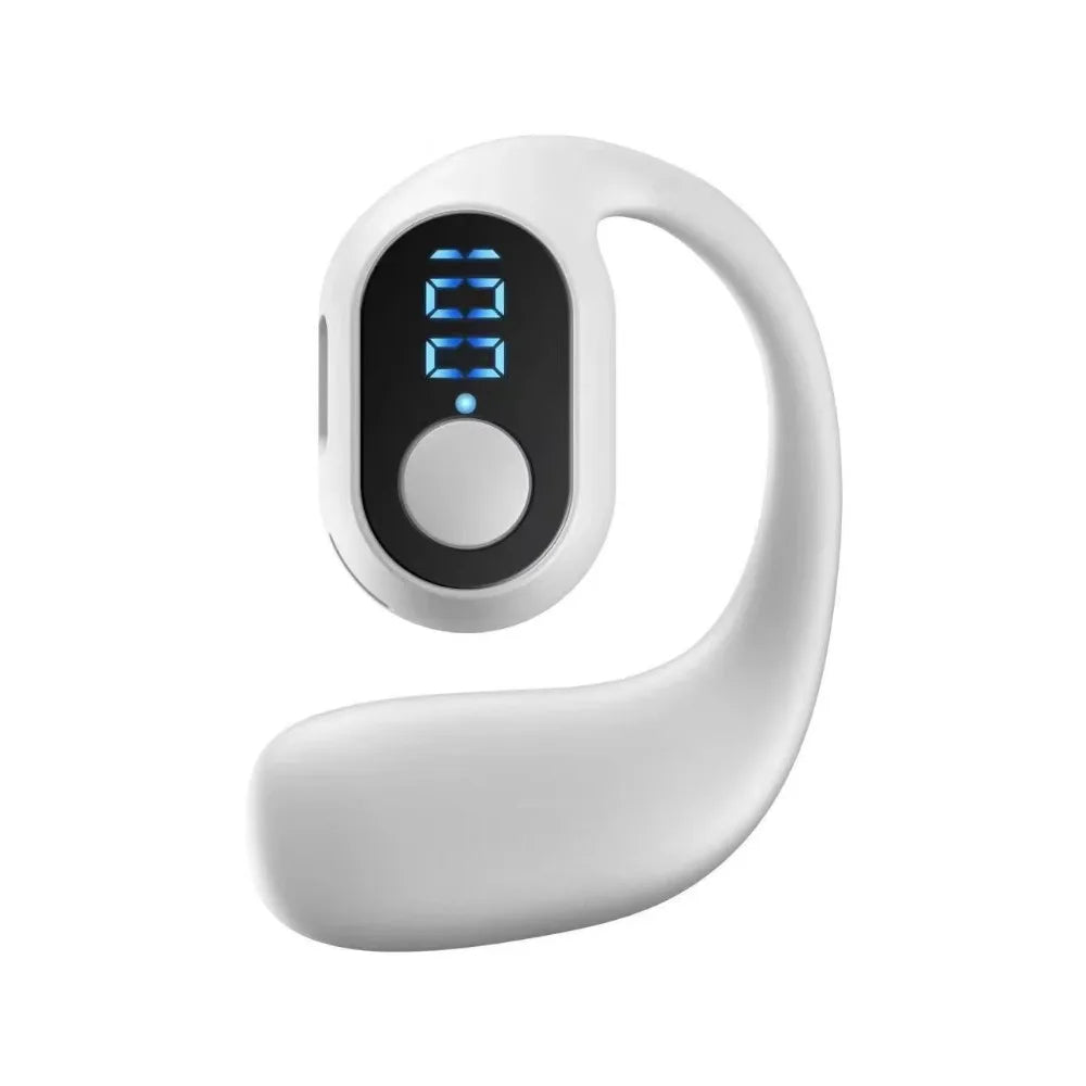 Fones de ouvido sem fio intra-auriculares Bluetooth 5.3 Mini viva-voz à prova d'água Fone de ouvido esportivo Fone de ouvido único OWS Fone de ouvido de música HiFi