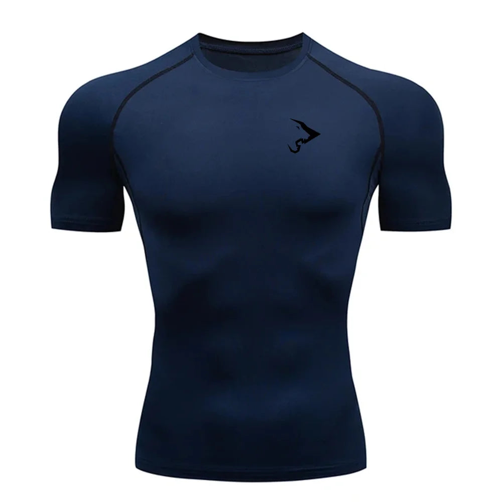Camiseta Compressão Masculina Manga Curta — Leveza e Suporte