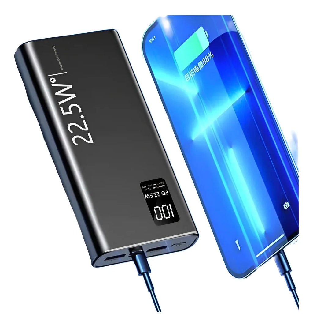 Power Bank 20000mAh Carregador Portátil Ultrarrápido