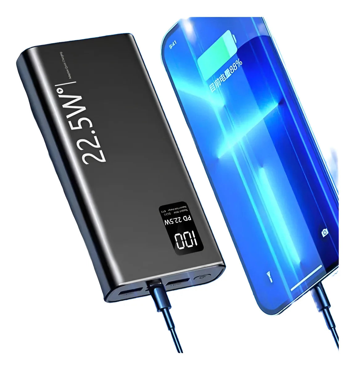 Power Bank 20000mAh Ultra-fast Charger Portable