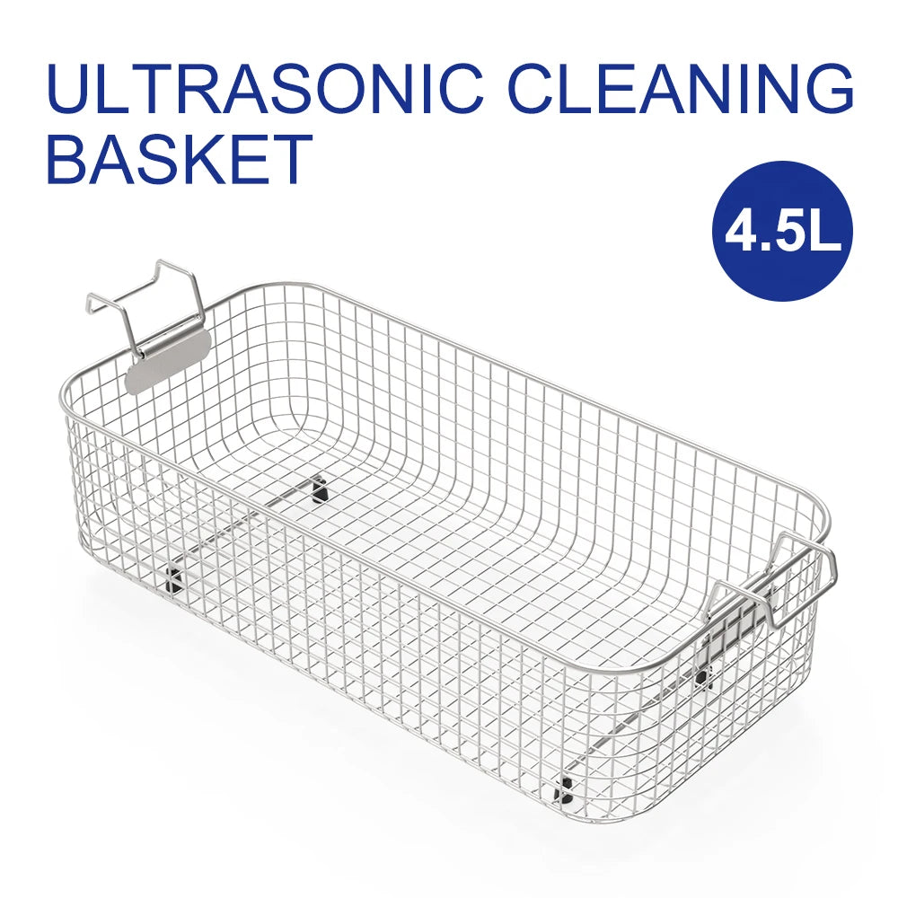 Granbo SUS304 Cleaning Basket 1-30L Capacity Ultrasonic Cleaner Baskets Vegetable Washing Basket