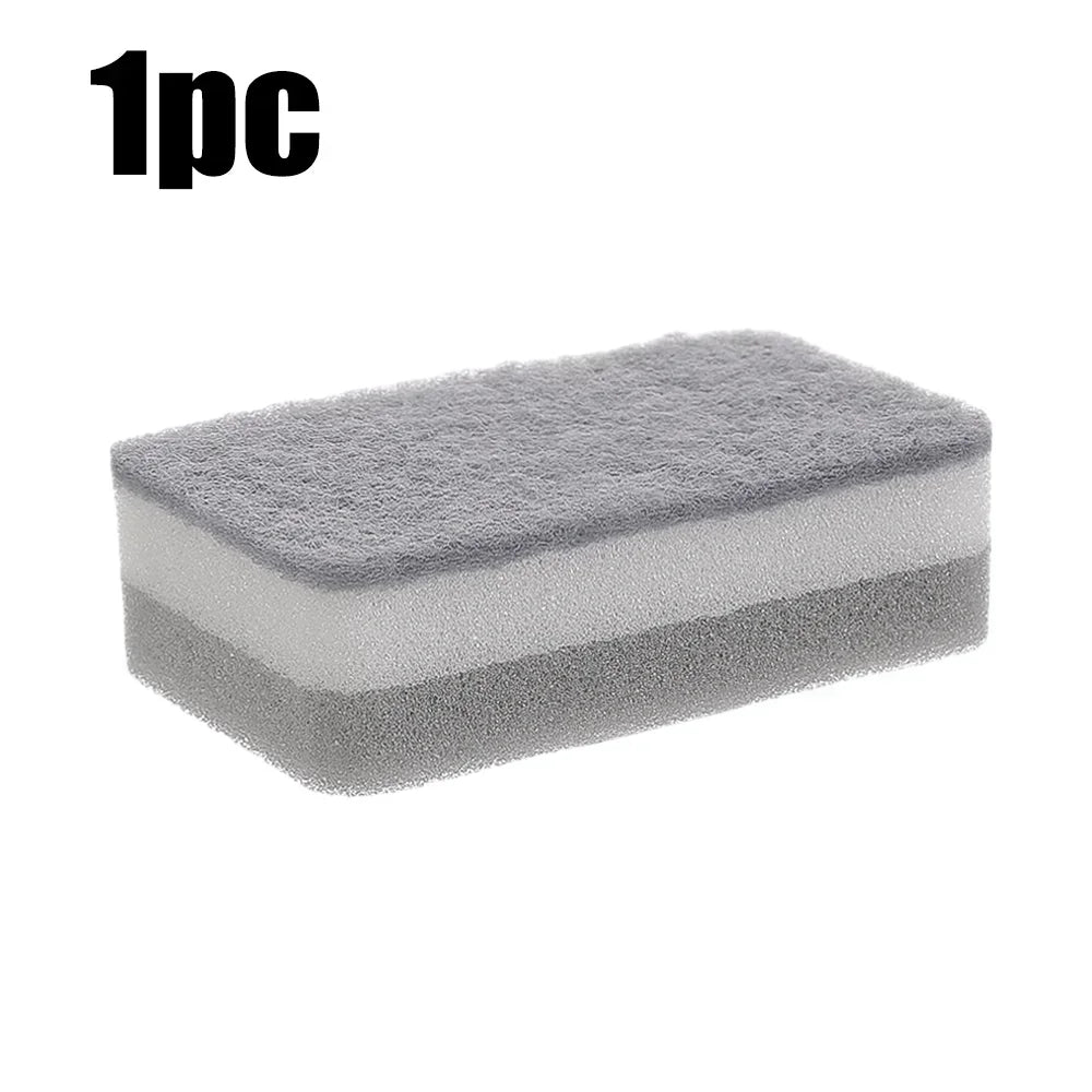 30/1pcs Double-sided Cleaning Sponges Wipe Scrubbing Pan Pot Dishwashing Scouring Pad Household Tools Kitchen Tableware Brush