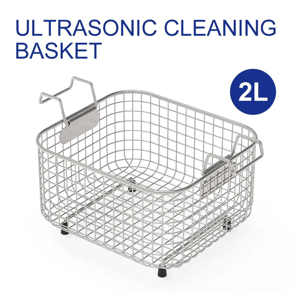 Granbo SUS304 Cleaning Basket 1-30L Capacity Ultrasonic Cleaner Baskets Vegetable Washing Basket