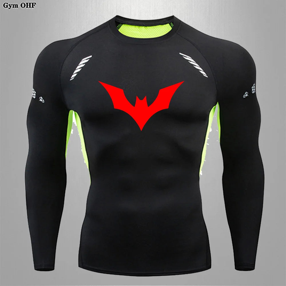 Camiseta Compressão Masculina Spider — Performance e Visual Único
