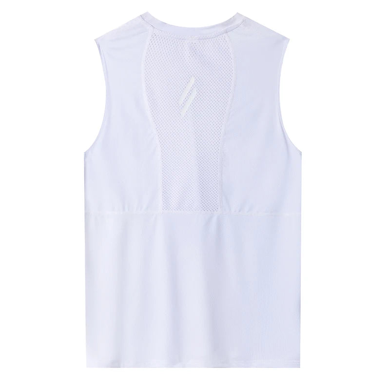 Regata Masculina Academia Camiseta Fitness Sem Mangas Masculina de Malha Respirável Esportiva Colete Esportivo Masculino Regata de Corrida para Academia