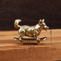 Skateboard Dog Figurine Home Decor Cartoon Sculpture Home Decoration