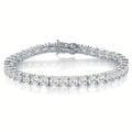 Preço de fábrica 925 prata banhada a ouro 18K 4A grau Zircão pulseira de tênis para homens e mulheres moda personalidade joias requintadas