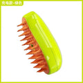 Escova a Vapor para Gatos e Cães, Pulverizador Elétrico para Massagem, Ferramenta de Tosa de Animais, Escova Massageadora Elétrica 3 em 1 para Remover Pelos Soltos