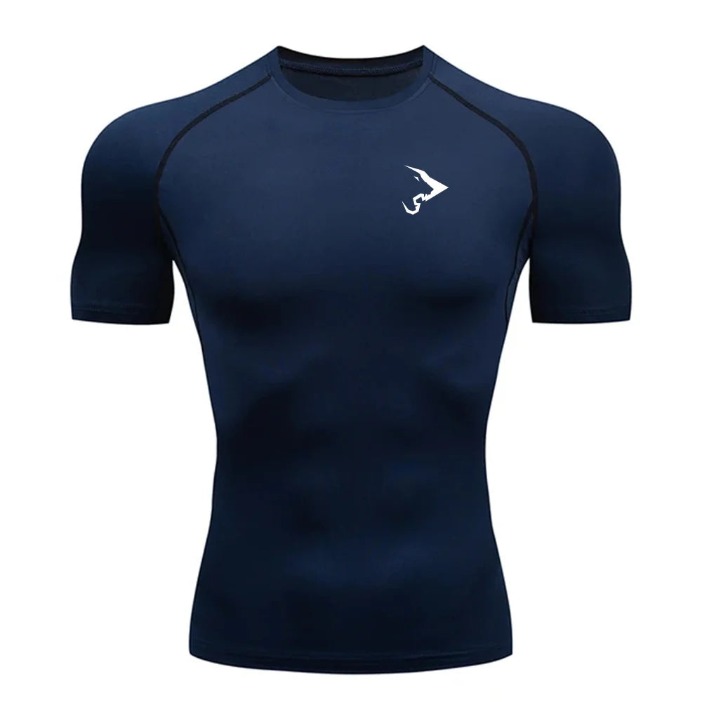 Camiseta Compressão Masculina Manga Curta — Leveza e Suporte