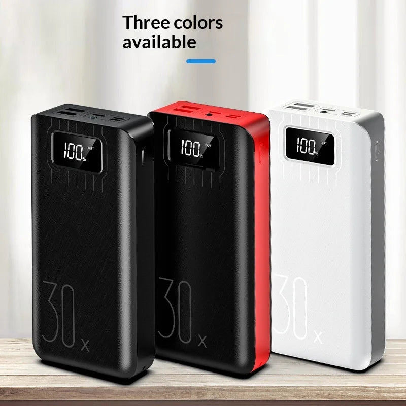 Power Bank 30000mAh Fast Charging Large Capacity Digital Display
