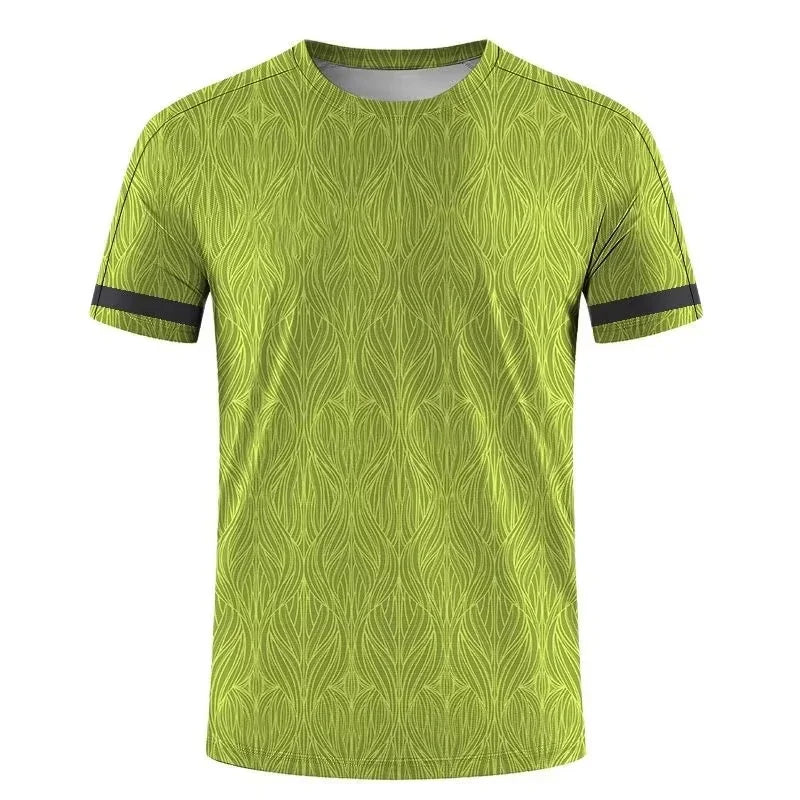 Simple Fashion Sports T-shirts For Men Summer Outdoor Short Sleeve 3D Printed T Shirts Casual Loose Running Fitness Tees Tops