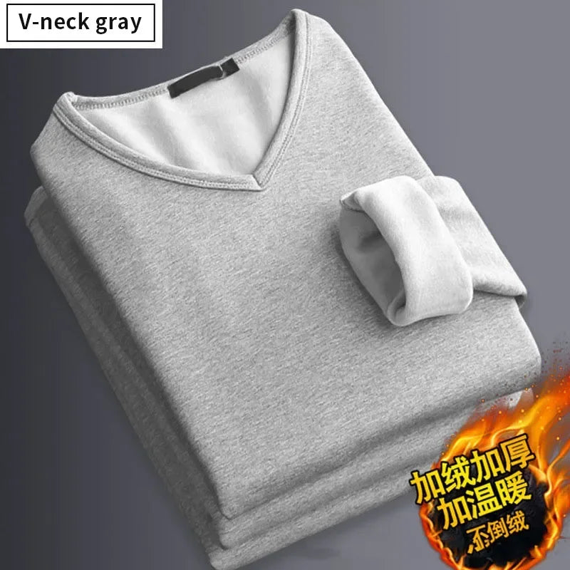 Camiseta Aveludada Masculina — Quentinha e Estilosa para o Inverno