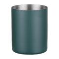 Circular Caneta Holder Aço Inoxidável Metal Desktop Ornament...