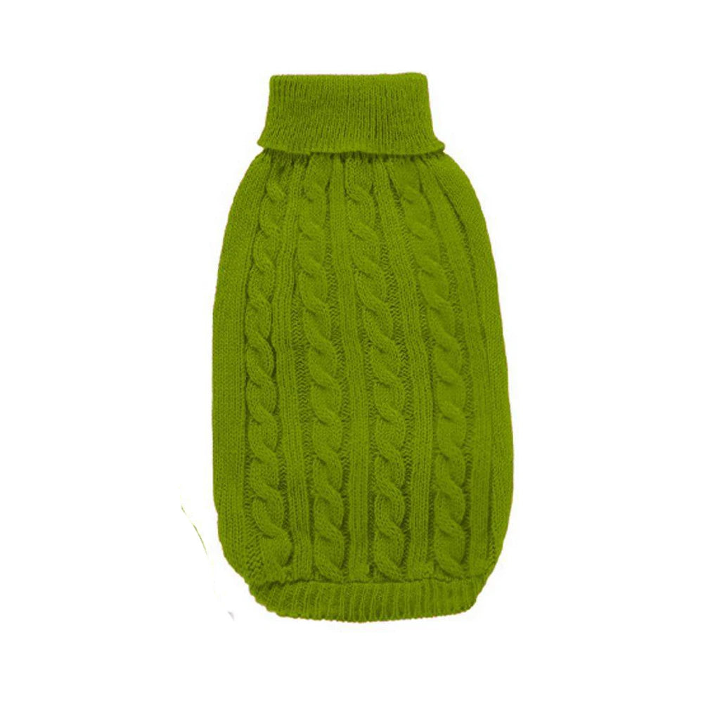 Colete Suéter de Tricô Quente de Inverno com 2 Pernas para Cães Salsicha Colete Sem Mangas de Cor Sólida para Cães Dachshund Casaco Macio para Dachshund Pequeno e Médio