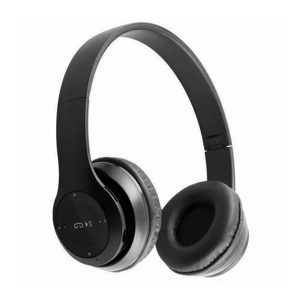 Fones de Ouvido Bluetooth 5.3 Headsets Gamer Dual Mode Sem Fio Dobrável Redução de Ruído para iPhone Xiaomi