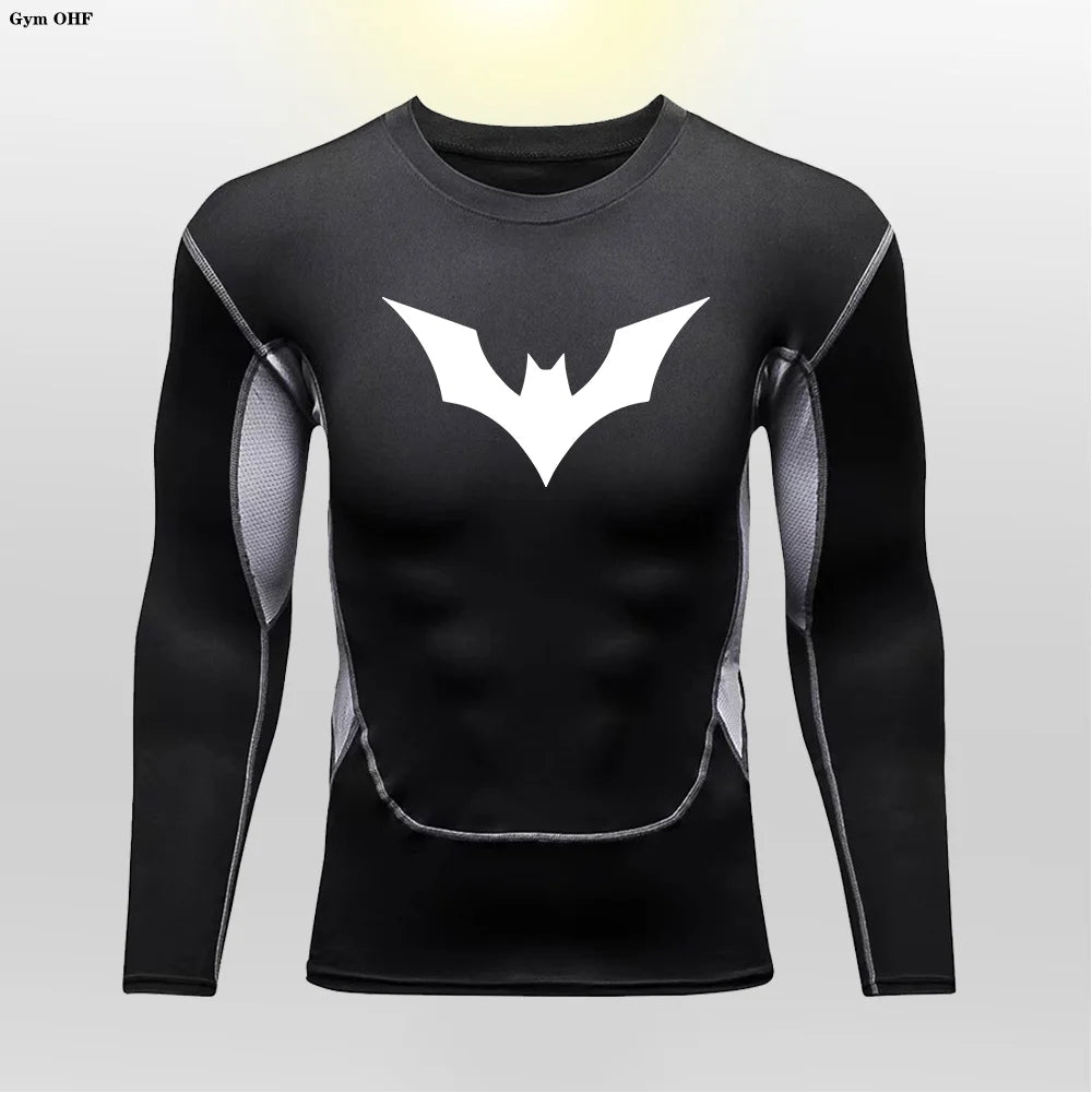Camiseta Compressão Masculina Spider — Performance e Visual Único