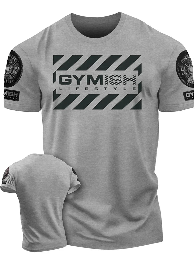 A camiseta masculina impressa em 3D para o verão de 2025 é um best-seller para moda casual e leve de exercícios de fitness esportivo