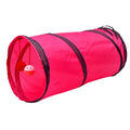 Túnel Dobrável Brinquedo para Gatos Tenda Rolante de Pano de Poliéster para Gatinhos Túnel para Gatos Brinquedo para Cachorros Túnel de Brinquedo para Gatos Pequenos Médios e Grandes