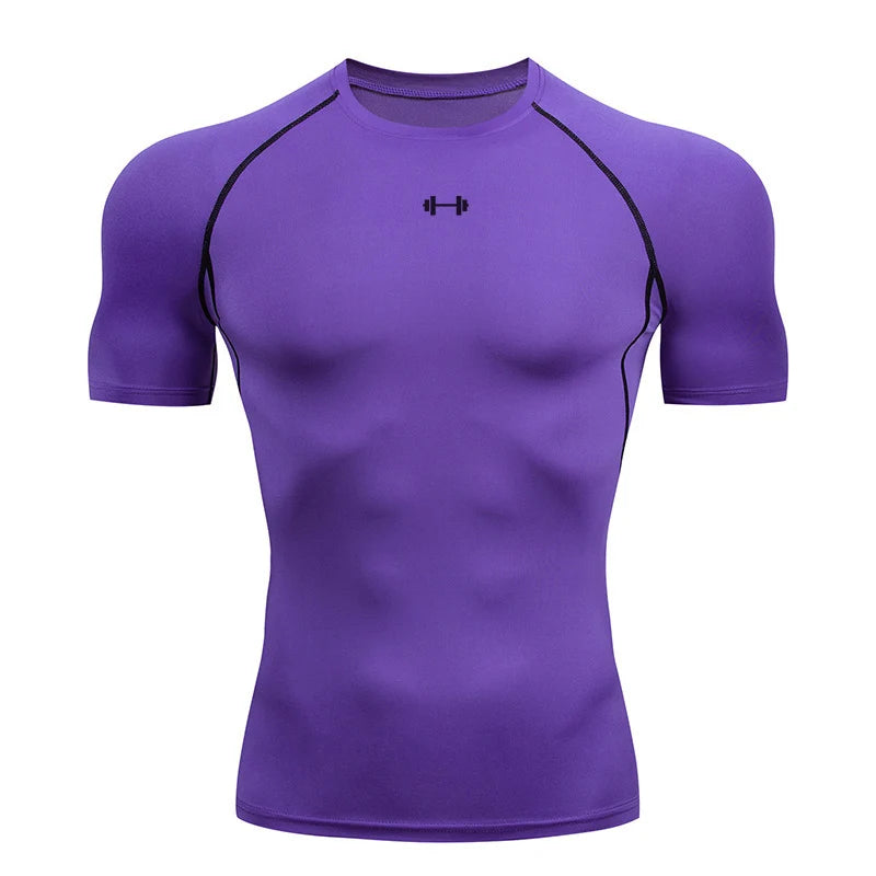 Camiseta Bodybuilding Masculina — Compressão e Estilo na Academia