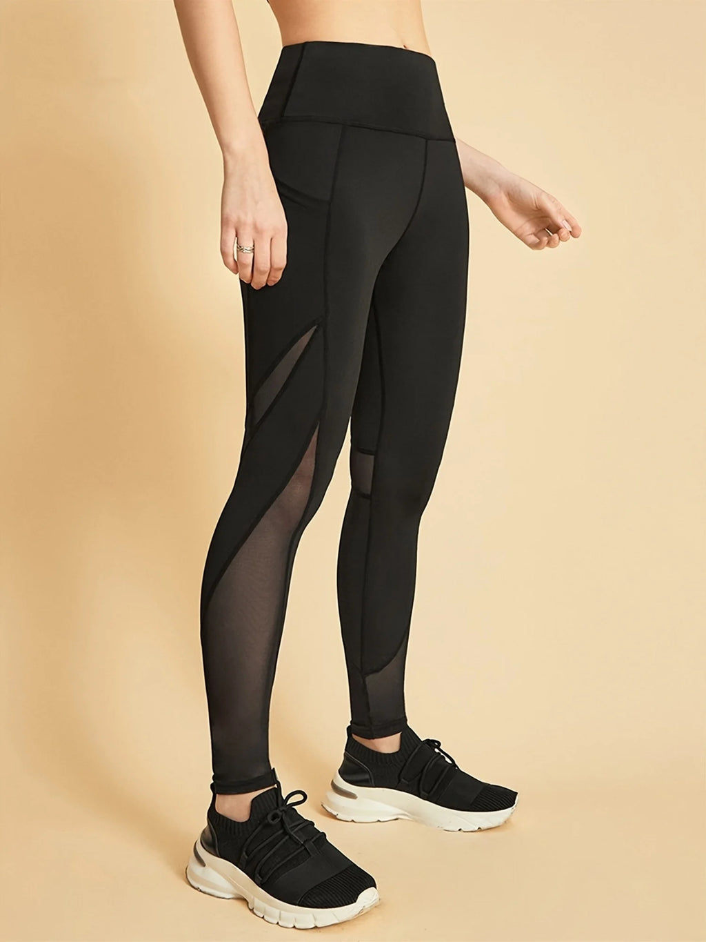 Legging Fitness Feminina Levanta Bumbum Cós Alto Secagem Rápida Calça Esportiva Com Cós Elástico Calça de Treino